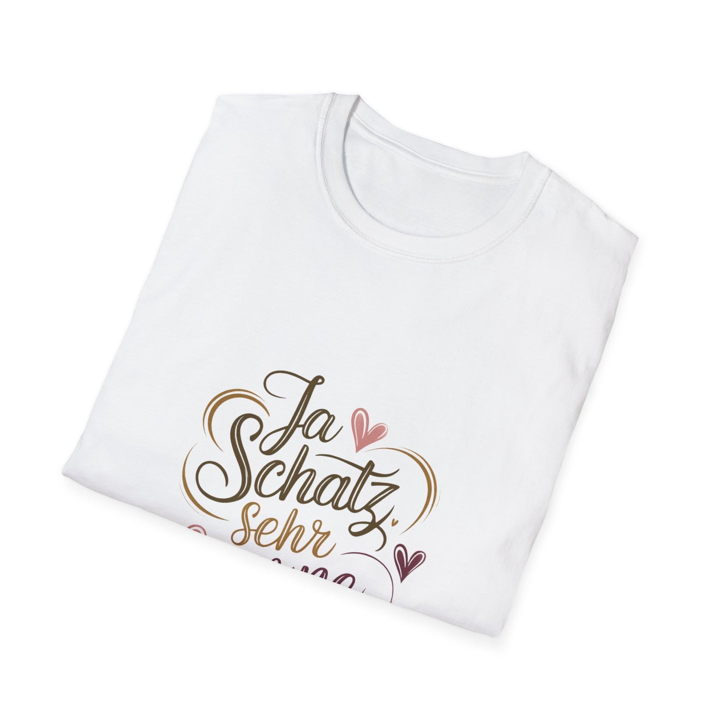 Romantic Unisex Softstyle T-Shirt - Love Quote Tee, Cute Couple Shirt, Gift for Her, Valentine's Day, Anniversary, Casual Wear