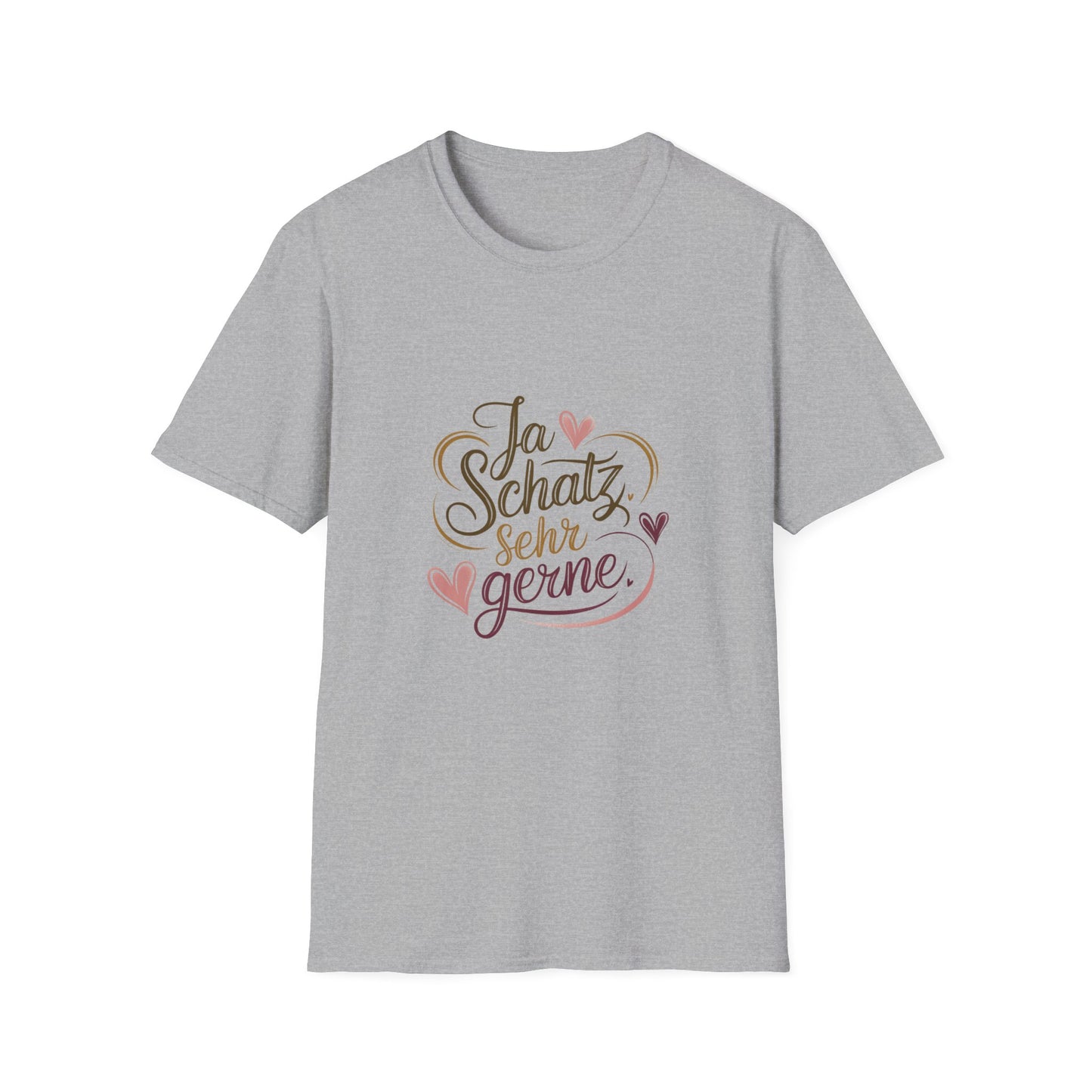 Romantic Unisex Softstyle T-Shirt - Love Quote Tee, Cute Couple Shirt, Gift for Her, Valentine's Day, Anniversary, Casual Wear