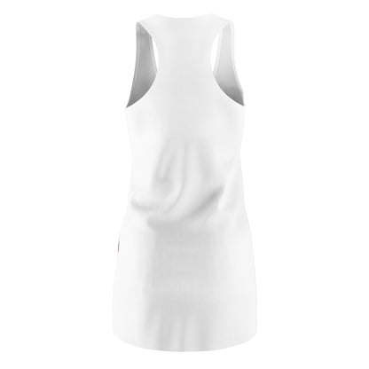 Chic Cherry Racerback Dress - Stylish Summer Dress, Casual Wear, Fun Fashion, Gift for Her, Pool Party Outfit