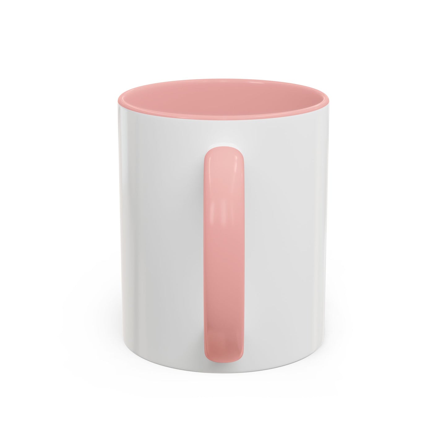 Cherry-Picking Accent Coffee Mug - Fun Gift for Coffee Lovers, Pink Handle Mug, Self-Care Reminder, Retro Design, Perfect for Birthdays,